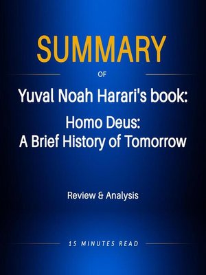 cover image of Summary of Yuval Noah Harari's book